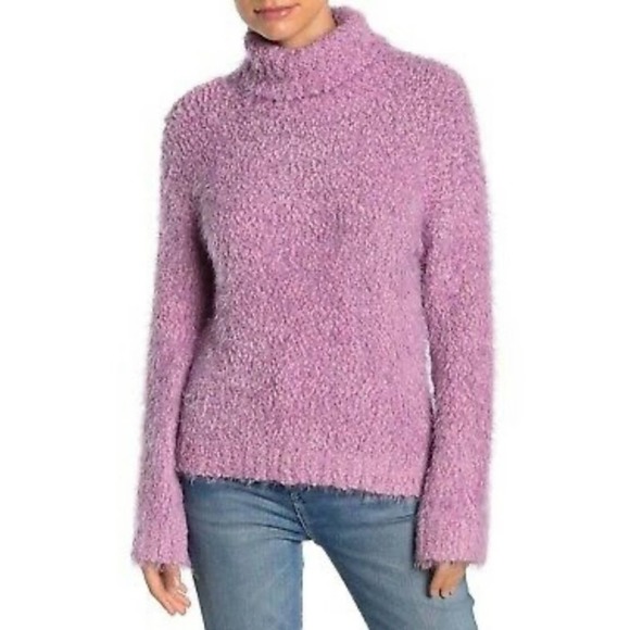 Abound Purple Lilac Soft Plush Turtleneck Y2K Sz XS - Picture 1 of 12